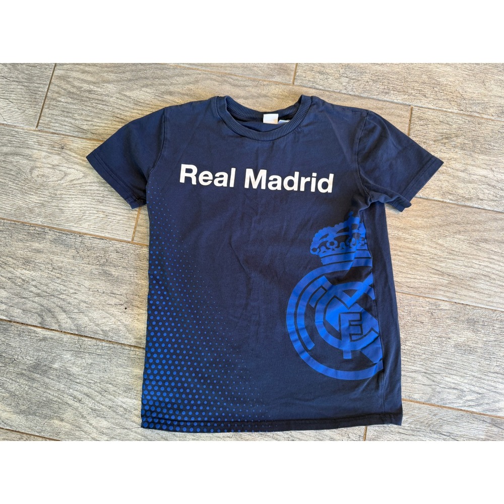 LC Waikiki Real Madrid T-Shirt 10 11 Years Soccer Graphic Tee Shirt Futbol Youth